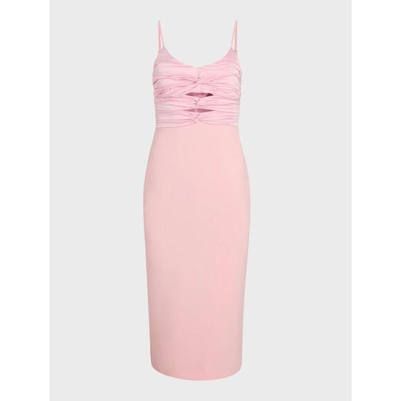 NEW NWT Likely Steph Midi Dress Blush Pink size 2 - Picture 1 of 7